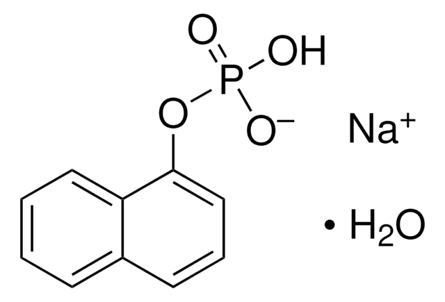 リン酸1-ナフチル 一ナトリウム塩 一水和物 &#8805;98% (titration), powder