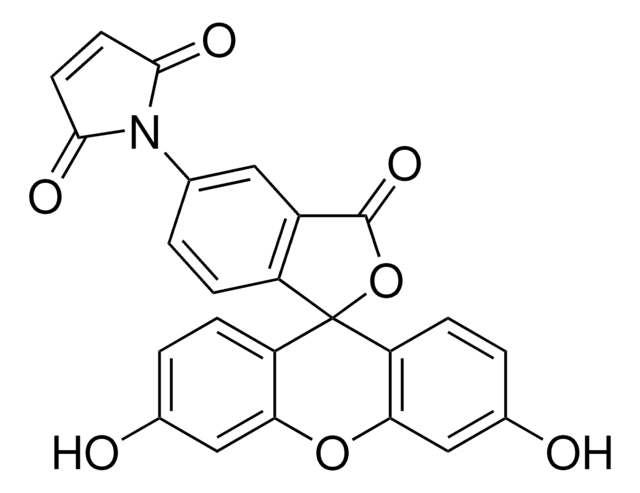 N-(5-フルオレセイニル)マレイミド &#8805;90% (HPLC), BioReagent, suitable for fluorescence