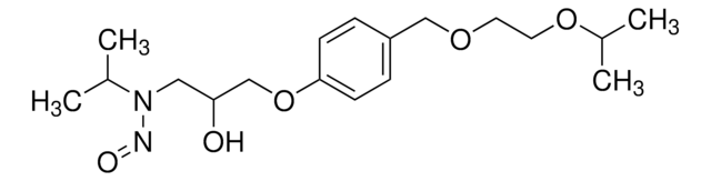 N-Nitroso-bisoprolol certified reference material, TraceCERT&#174;, Manufactured by: Sigma-Aldrich Production GmbH, Switzerland