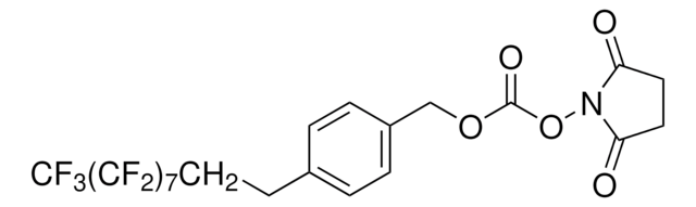 N-[4-(3,3,4,4,5,5,6,6,7,7,8,8,9,9,10,10,10-十七氟癸基)苄氧基羰基氧]琥珀酰亚胺 &#8805;97.0% (NMR)