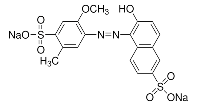 诱惑红 certified reference material, TraceCERT&#174;, Manufactured by: Sigma-Aldrich Production GmbH, Switzerland