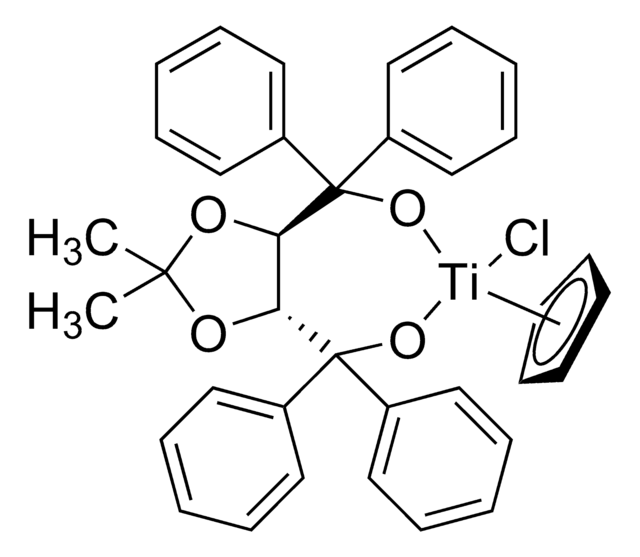 Chlorocyclopentadienyl[(4R,5R)-2,2-dimethyl-&#945;,&#945;,&#945;&#8242;,&#945;&#8242;-tetraphenyl-1,3-dioxolan-4,5-dimethanolato]-titanat 97%