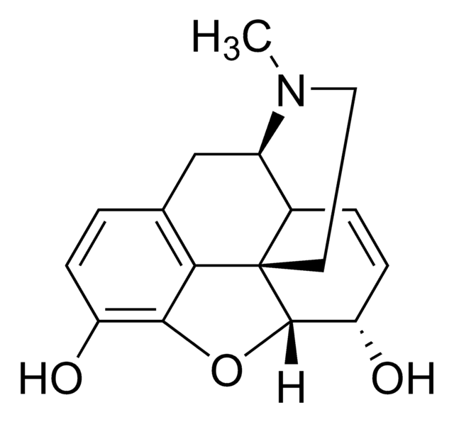 モルヒネ 溶液 100&#160;&#956;g/mL in methanol, ampule of 1&#160;mL, certified reference material, Cerilliant&#174;