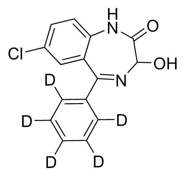 Oxazepam-d5 -Lösung 100&#160;&#956;g/mL in methanol, ampule of 1&#160;mL, certified reference material, Cerilliant&#174;