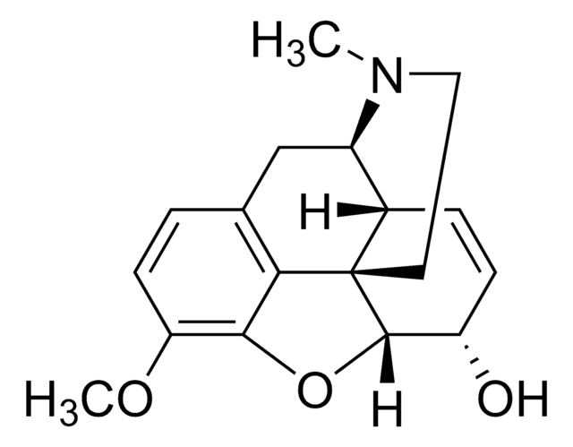 可待因标准液 溶液 1&#160;mg/mL in methanol, ampule of 1&#160;mL, certified reference material, Cerilliant&#174;