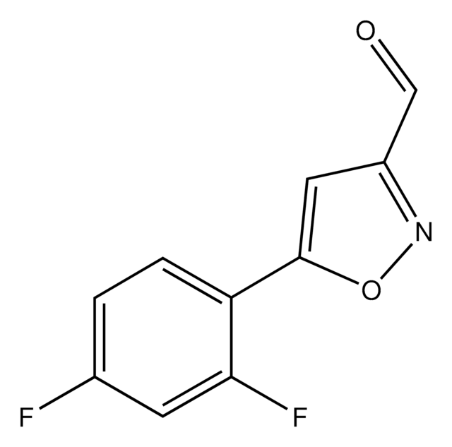 5-(2,4-Difluorophenyl)isoxazole-3-carbaldehyde AldrichCPR