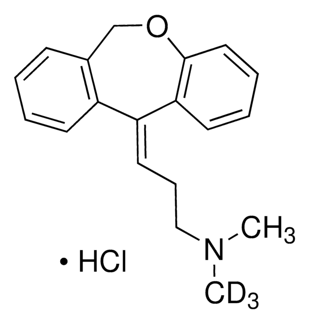 Doxepin-D3 (cis/trans) hydrochloride solution 1.0&#160;mg/mL in methanol (as free base), certified reference material, Cerilliant&#174;