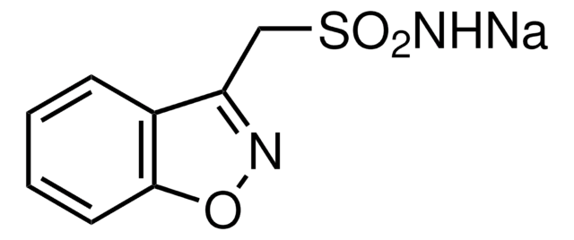 ゾニサミド ナトリウム塩 &#8805;98% (HPLC), powder