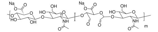 Aldehyde functionalized hyaluronic acid Degree of functionalization ~20%