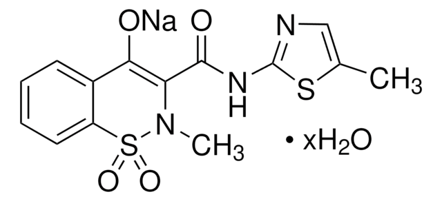 メロキシカム ナトリウム塩 水和物 &#8805;98% (HPLC)