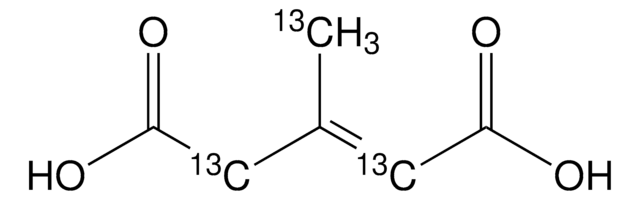 3-Methyl-13C-glutaconsäure-2,4-13C2 cis/trans mixture, 99 atom % 13C, &#8805;98% (CP)