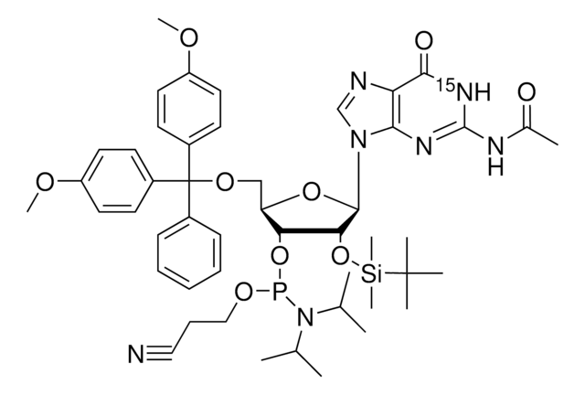 DMT-2&#8242;O-TBDMS-rG(ac)-1-15N phosphoramidite &#8805;98 atom % 15N, &#8805;95% (CP)