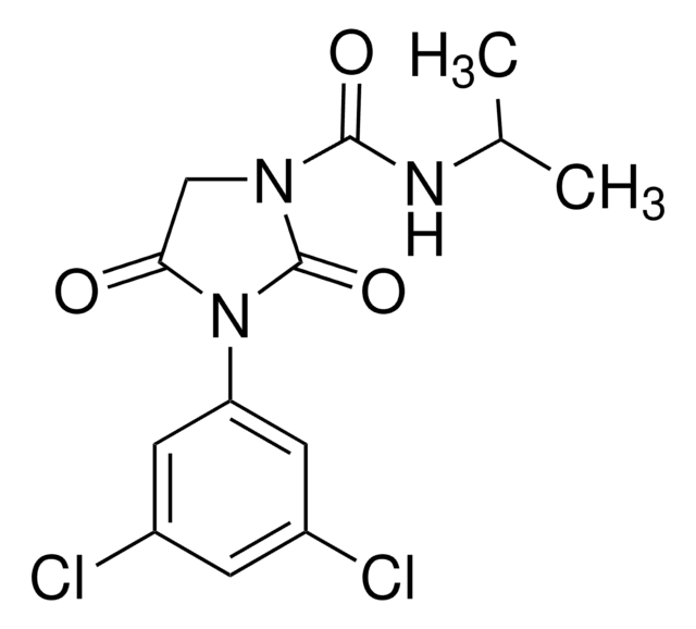 [3-(3,5-Dichlorophenyl)-2,4-dioxoimidazolidinyl]-N-(methylethyl)carboxamide certified reference material, TraceCERT&#174;, Manufactured by: Sigma-Aldrich Production GmbH, Switzerland