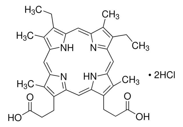 7,12-Diethyl-3,8,13,17-tetramethyl-21H,23H-porphin-2,18-dipropionsäure -dihydrochlorid synthetic, 95%