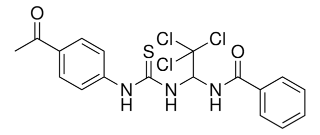 N-(1-(((4-ACETYLANILINO)CARBOTHIOYL)AMINO)-2,2,2-TRICHLOROETHYL)BENZAMIDE AldrichCPR