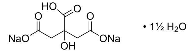 Sodium hydrogencitrate sesquihydrate ReagentPlus&#174;, 99%