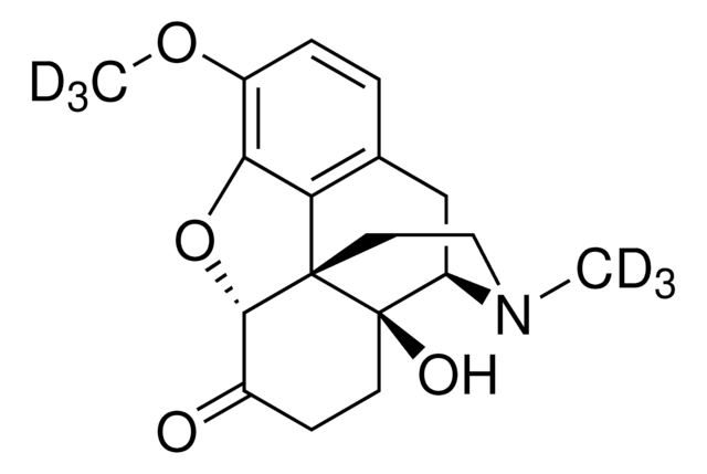 Oxycodon-D6 -Lösung 100&#160;&#956;g/mL in methanol, ampule of 1&#160;mL, certified reference material, Cerilliant&#174;