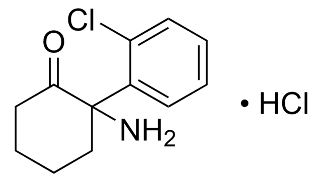 (±)-ノルケタミン 塩酸塩 溶液 1.0&#160;mg/mL in methanol (as free base), ampule of 1&#160;mL, certified reference material, Cerilliant&#174;