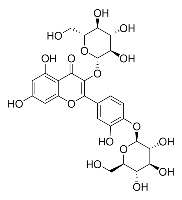 槲皮素 3,4&#8242;-二葡萄糖苷 &#8805;85% (LC/MS-UV)