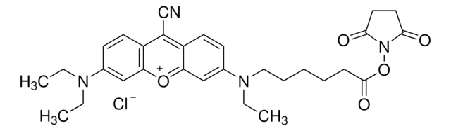 9-Cyano-N,N,N&#8242;-triethylpyronine-N&#8242;-caproic acid N-hydroxysuccinimide ester chloride &#8805;85% (HPLC)