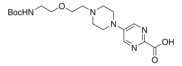 5-{4-[2-(2-{[(tert-butoxy)carbonyl]amino}ethoxy)ethyl]piperazin-1-yl}pyrimidine-2-carboxylic acid &#8805;95%