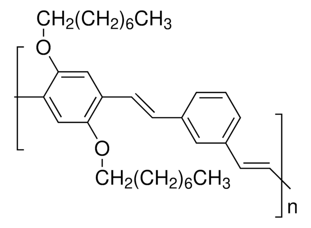 Poly[(m-phenylenvinylen)-co-(2,5-dioctoxy-p-phenylenvinylen)] light-emitting polymer, predominantly trans