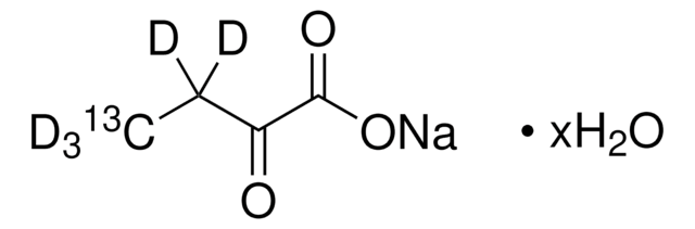 2-Ketobuttersäure-4-13C,3,3,4,4,4-d5 Natriumsalz Hydrat 48-70 atom % D (13CD3), 97 atom % D (CD2), 99 atom % 13C, 98% (CP)