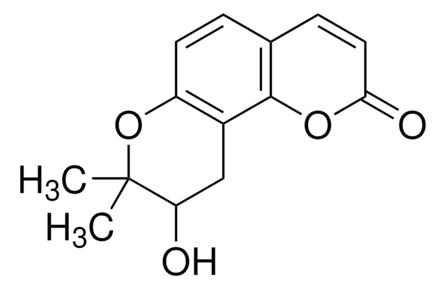 9-HYDROXY-8,8-DIMETHYL-9,10-DIHYDRO-2H,8H-PYRANO(2,3-F)CHROMEN-2-ONE AldrichCPR