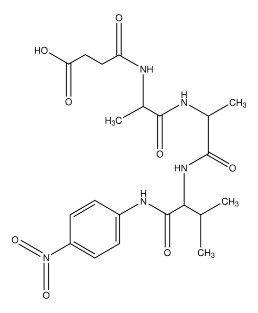 N-Succinyl-Ala-Ala-Val p-nitroanilide elastase substrate