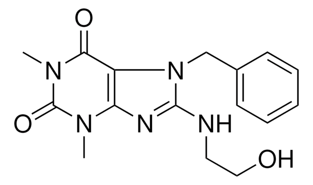 7-BENZYL-8-((2-HYDROXYETHYL)AMINO)-1,3-DIMETHYL-3,7-DIHYDRO-1H-PURINE-2,6-DIONE AldrichCPR