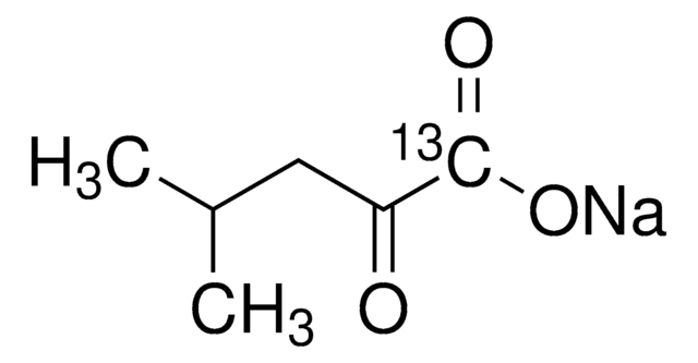 4-甲基-2-氧代戊酸-1-13C 钠盐 99 atom % 13C