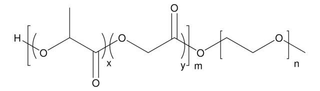 Poly(ethylene glycol) methyl ether-block-poly(lactide-co-glycolide) PEG average Mn 5,000, PLGA average Mn 10,000, lactide:glycolide 80:20