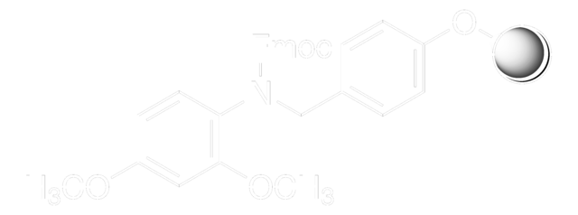 Rink amine resin 100-200&#160;mesh, extent of labeling: 0.5-1.5&#160;mmol/g N loading, 1&#160;% cross-linked with divinylbenzene