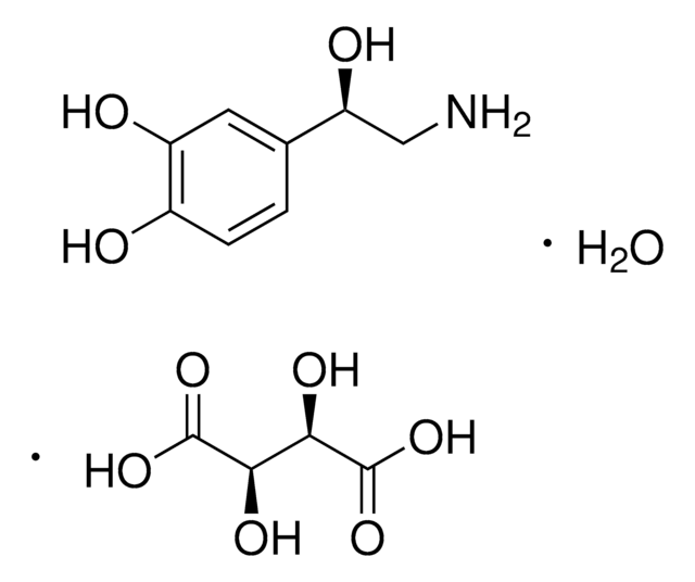 L-(-)-Norepinefryna-(+)-winian &#945;,&#946;-Adrenergic agonist.