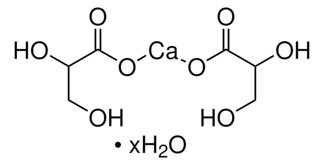 DL-Glycerinsäure Hemicalciumsalz Hydrat &#8805;98% (GC)