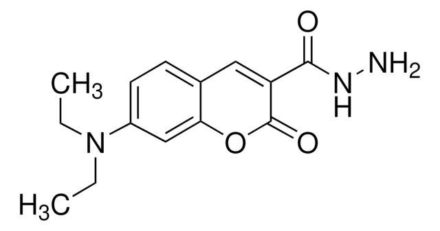 7-(二乙氨基)香豆素-3-碳酰肼 BioReagent, suitable for fluorescence, &#8805;95% (HPCE)