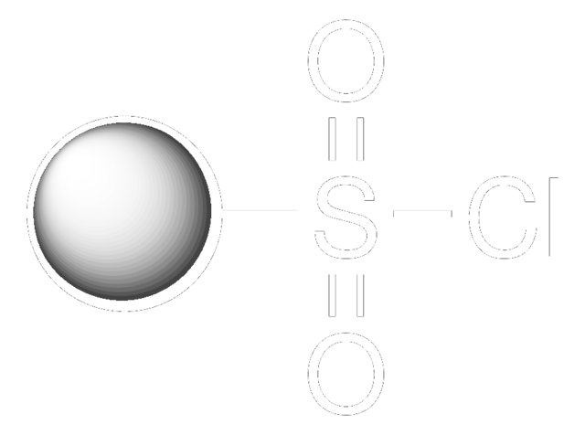 聚合物键合型磺酰氯 70-90&#160;mesh, extent of labeling: 2.5-3.0&#160;mmol/g loading, 8.5&#160;% cross-linked with divinylbenzene