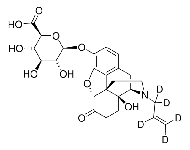 纳洛酮-D5-3-&#946;-D-葡萄糖醛酸苷 溶液 100&#160;&#956;g/mL in methanol: water (9:1), certified reference material, ampule of 1&#160;mL, Cerilliant&#174;