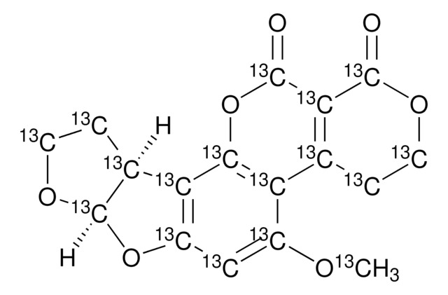 アフラトキシンG2-13C17 溶液 ~0.5&#160;&#956;g/mL in acetonitrile, analytical standard