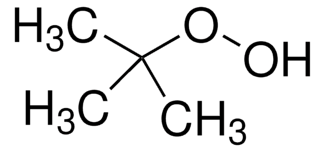 tert-Butyl hydroperoxide solution packed in FEP bottles, ~5.5&#160;M in decane (over molecular sieve 4Å)