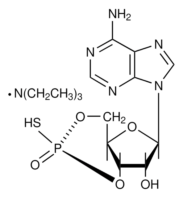 Sp-アデノシン3',5'-サイクリックモノホスホロチオアート トリエチルアンモニウム塩 水和物 &#8805;98% (HPLC), solid