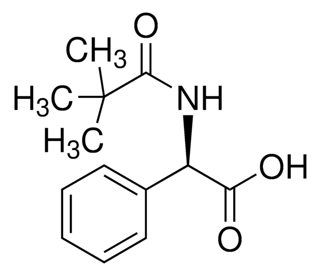 (2R)-2-[(2,2-Dimethylpropanoyl)amino]-2-phenylacetic acid certified reference material, TraceCERT&#174;, Manufactured by: Sigma-Aldrich Production GmbH, Switzerland