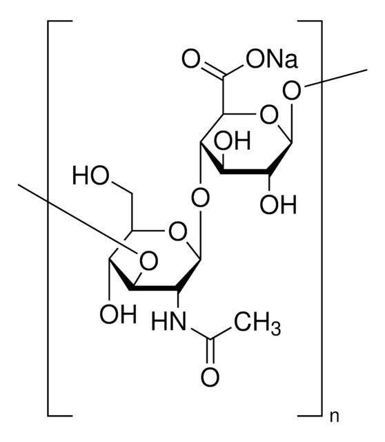 Hyaluronic acid sodium salt from Streptococcus equi mol wt 1,000,000-1,250,000