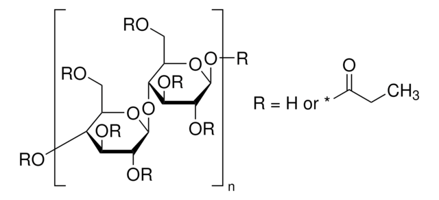 Cellulose propionate average Mw ~130,000, average Mn ~70,000