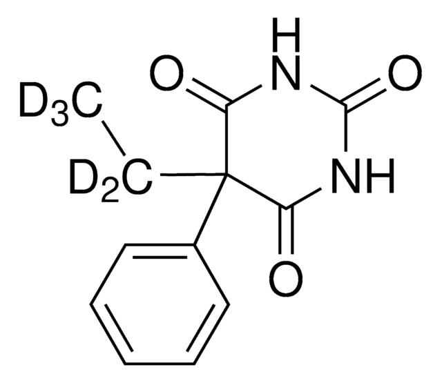 Phenobarbital-D5 (side chain) solution (deuterium label on side chain), 1.0&#160;mg/mL in methanol, ampule of 1&#160;mL, certified reference material, Cerilliant&#174;