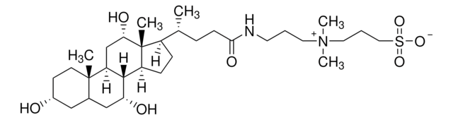 CHAPS 98% (from N), suitable for dialysis, solubility: &gt;50% (Aqueous solutions)