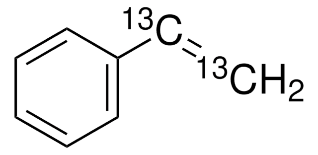 Styrol-&#945;, &#946;-13C2 &#8805;99 atom % 13C, &#8805;98% (CP), contains 4-t-butylcatechol as stabilizer