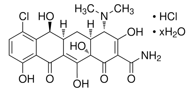 デメクロサイクリン 塩酸塩 水和物 VETRANAL&#174;, analytical standard