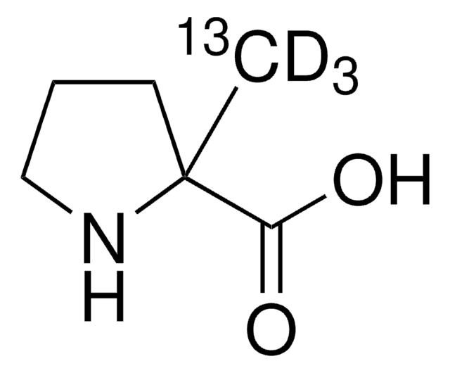 2-Methyl-13C,d3 proline 98 atom % D, 99 atom % 13C, 98% (CP)