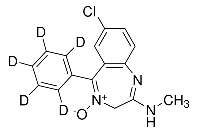 Chlordiazepoxid-d5 -Lösung 100&#160;&#956;g/mL in methanol, ampule of 1&#160;mL, certified reference material, Cerilliant&#174;